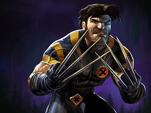 Marvel X-Men Wolverine digital wallpaper, Wolverine, X-Men, Marvel Comics HD wallpaper