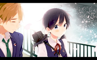 male and female anime character illustration, Tamako Market, Kitashirakawa Tamako, Ooji Mochizou   HD wallpaper