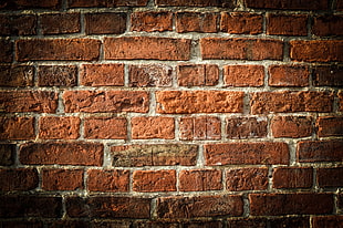 brown concrete brick wall