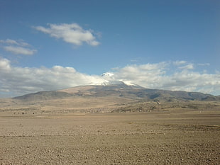 brown dirt, landscape, desert, mountains