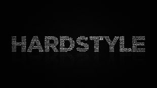 Hardstyle logo, hardstyle, text, DJs