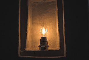 clear incandescent bulb, Lamp, Lighter, Lighting HD wallpaper