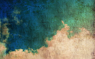 blue and green area rug, abstract, colourfull, simple, texture HD wallpaper