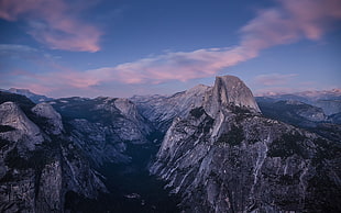 view of mountains during daytime HD wallpaper