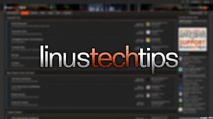 Linustechtips application, Linus Tech Tips, Trixel, website HD wallpaper