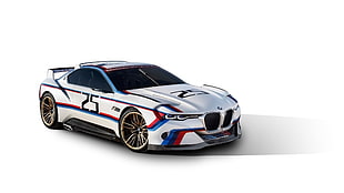 gray BMW sedan, BMW 3.0 CSL Hommage R, car, BMW