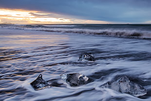 photography of ocean waves