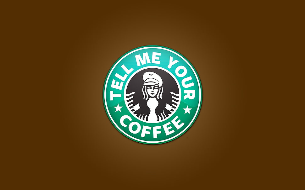 Tell Me Your coffee sign HD wallpaper