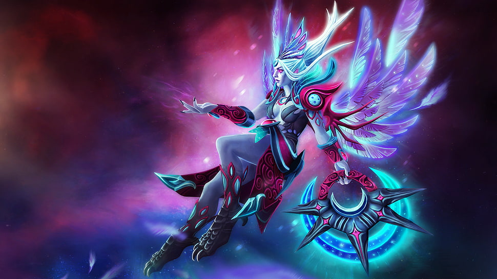 Dota 2 Vengeful Spirit digital wallpaper, Defense of the ancient, Dota, Dota 2, Valve HD wallpaper