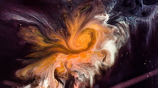 photo of galaxy, painting, mix up, digital art, iPhone HD wallpaper