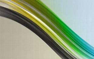 green, white, and black abstract illustration HD wallpaper