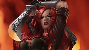 Katarina from League of Legends wallpaper HD wallpaper