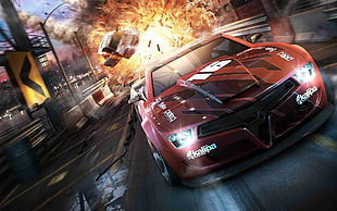 racing car game application digital wallpaper, Split Second, video games HD wallpaper