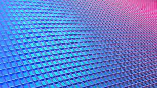 blue and pink wallpaper, abstract, grid, waffles HD wallpaper