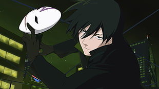 black-haired male anime character digital wallpaper, Darker than Black, anime, anime boys, Hei HD wallpaper