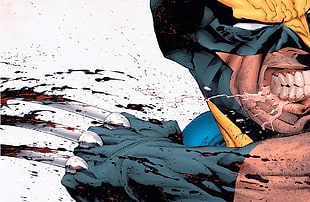Wolverine illustration, X-Men, Wolverine, comics HD wallpaper