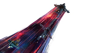 red and black car roof rack, video games, spaceship, Star Citizen HD wallpaper