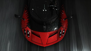 red and black supercar, video games, Driveclub, Pagani, Pagani Huayra HD wallpaper