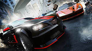 vehicle drag race digital wallpaper, video games, sports car, Ridge Racer Unbounded, Ridge Racer