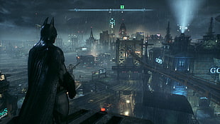 Batman video game screengrab, Batman: Arkham Knight HD wallpaper