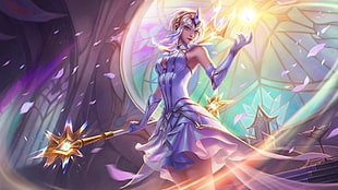 Mobile Legend wallpaper, Lux (League of Legends), wands, Summoner's Rift, League of Legends