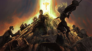 Inferno illustration HD wallpaper