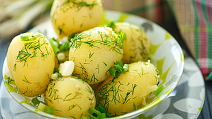 vegetable dish, food, potatoes HD wallpaper