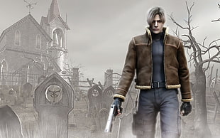 Leon Genesis Resident Evil 4, Resident Evil, Resident Evil 4, video games