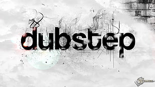 Dubstep illustration, dubstep, hip hop, typography, digital art