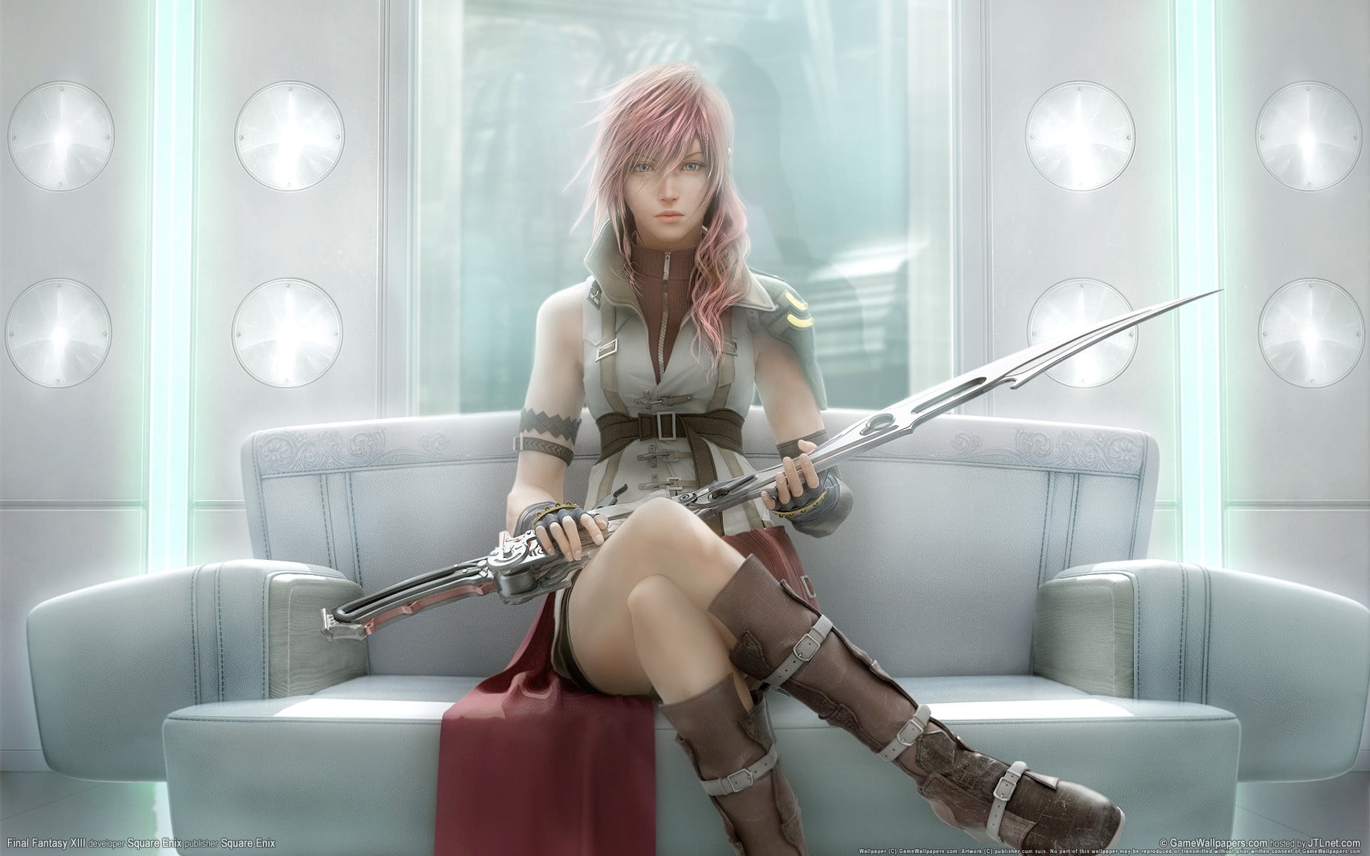 Final Fantasy Lightning poster, Final Fantasy XIII, Claire Farron, video games