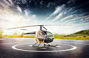 turn-off helicopter park HD wallpaper