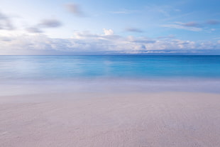 landscape photography of body of water