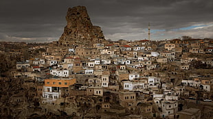 white concrete house, Turkey, Mardin, old building, architecture