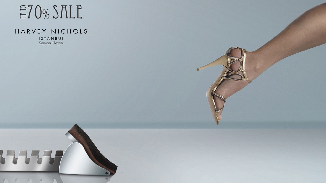 women's unpaired brown heels advertisement