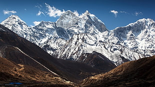 snow mountain, nature, landscape, mountains, snow