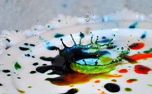 time lapsed photo of paint palette HD wallpaper