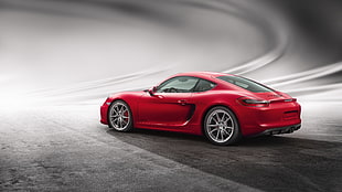 red Porsche Carrera HD wallpaper