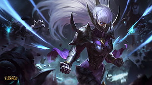 white haired female character from League of Legends, League of Legends, Irelia HD wallpaper