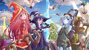 League of Legends fan art illustration, Lulu (League of Legends), Veigar, Tristana (League of Legends), Teemo League of Legends 