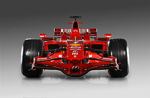 red go-kart, motorsports, Ferrari HD wallpaper