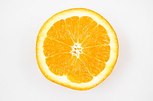 sliced orange fruit