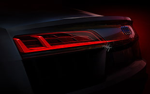 vehicle tail lights, Audi R8, car, vehicle, Super Car 