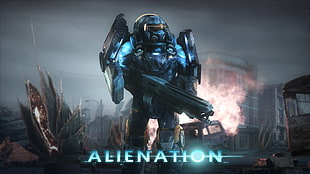 Alienation game poster HD wallpaper