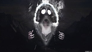 Dast, gas masks, dubstep, music HD wallpaper