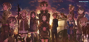 anime characters, Sword Art Online, Kirito (Sword Art Online), Kirigaya Kazuto, Suguha Kirigaya