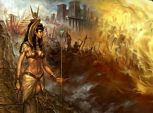 fantasy art, artwork, Egyptian