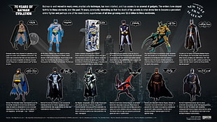 Batman-themed illustration