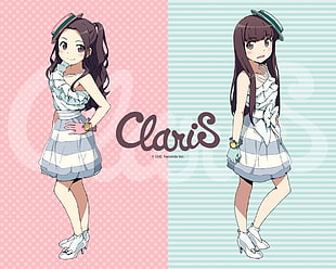 Claris female anime characters illustration