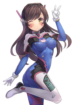 D.Va from Overwatch wallpaper