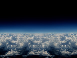 white clouds, clouds, nature